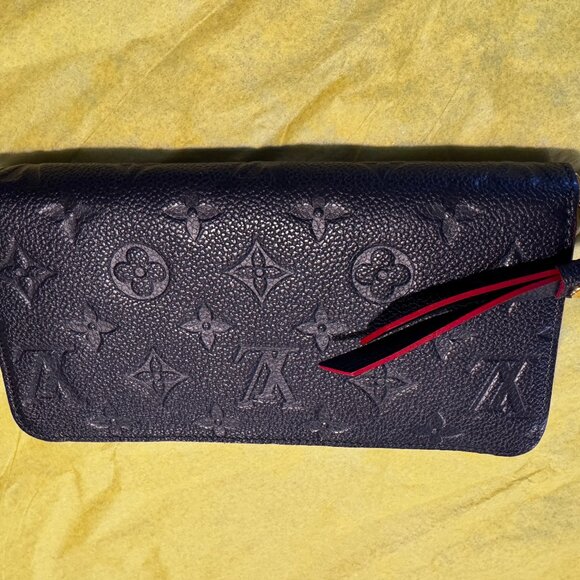 Louis Vuitton  Empreinte Zippy Wallet Marine Rouge - Picture 2 of 7